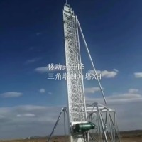 55米车载倒伏升降塔,车载侧翻倒伏式天线伸缩支杆,便携式气动伸缩桅杆