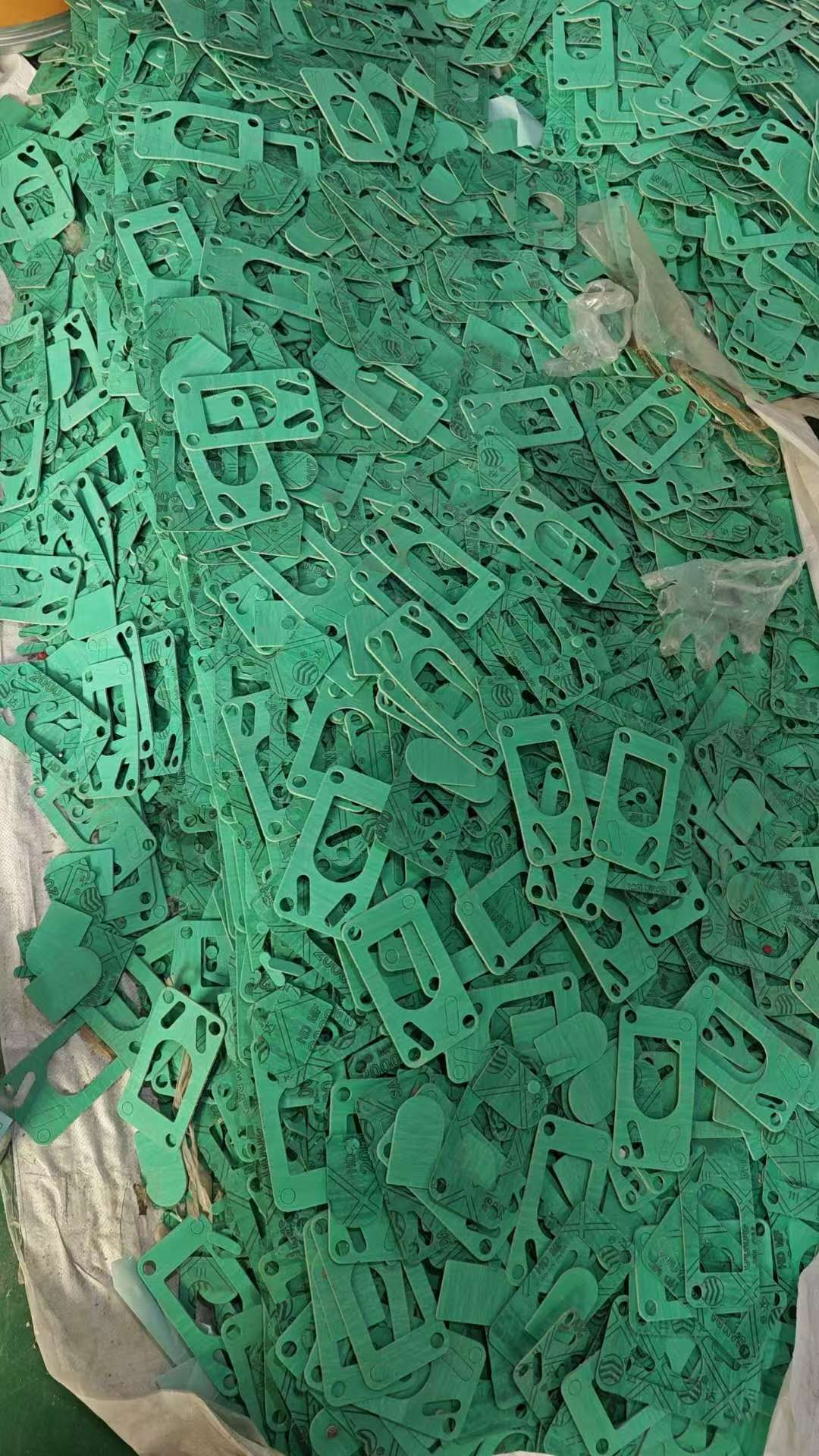 船用齿轮泵密封DN300夹钢丝涂石墨石棉垫片按需定制